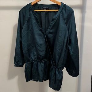 Banana Republic dark green top